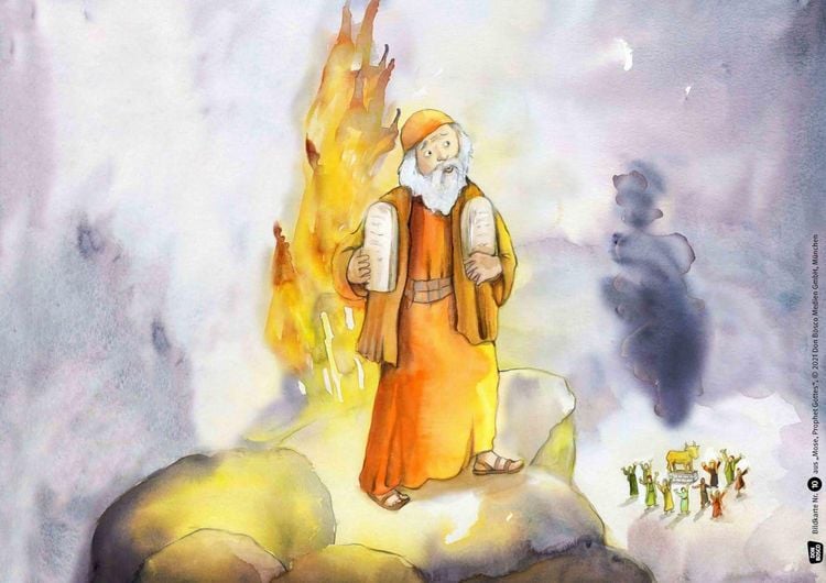 Produktbild: Mose, Prophet Gottes. Kamishibai Bildkartenset