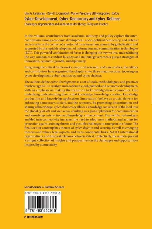 Produktbild: Cyber-Development, Cyber-Democracy and Cyber-Defense