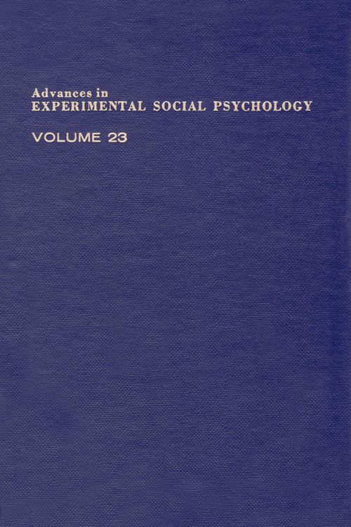 Produktbild: Advances in Experimental Social Psychology