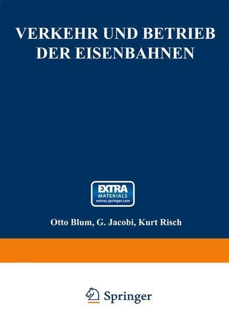 Produktbild: Verkehr und Betrieb der Eisenbahnen