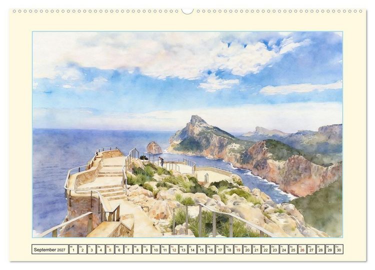Produktbild: Lieblingsinsel Mallorca (hochwertiger Premium Wandkalender 2027 DIN A2 quer), Kunstdruck in Hochglanz