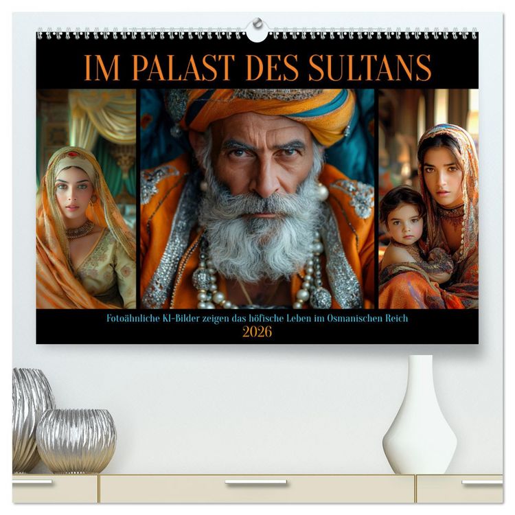 Produktbild: Im Palast des Sultans (hochwertiger Premium Wandkalender 2026 DIN A2 quer), Kunstdruck in Hochglanz