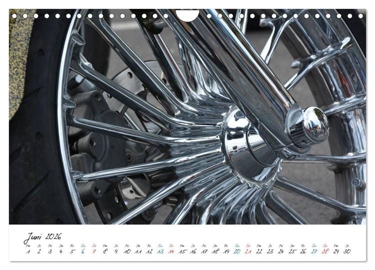 Produktbild: Harley Davidson - Details einer Legende (Wandkalender 2026 DIN A4 quer), CALVENDO Monatskalender
