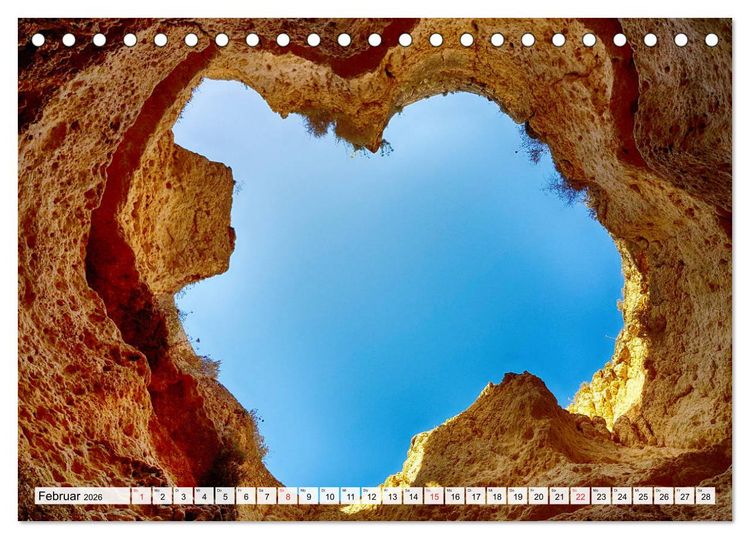 Produktbild: Algarve zum Tr&auml;umen (Tischkalender 2026 DIN A5 quer), CALVENDO Monatskalender