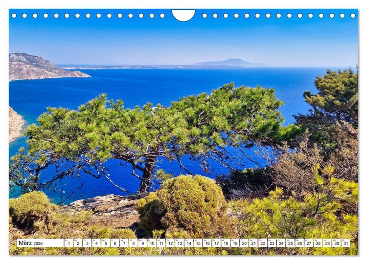 Produktbild: Kos - zauberhafte Insel des Dodekanes (Wandkalender 2026 DIN A4 quer), CALVENDO Monatskalender