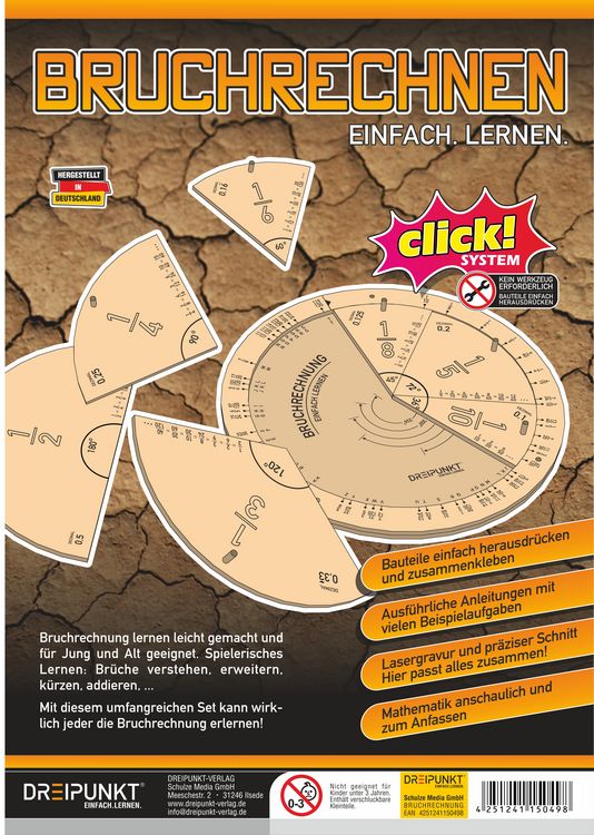 Produktbild: Bausatz Bruchrechenscheibe