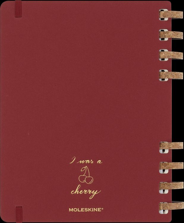 Produktbild: Moleskine Undatierter Life Kalender Mit Spiralbindung, Xl, Wochen-Monatskalender, Fester Einband, Crush Cherry