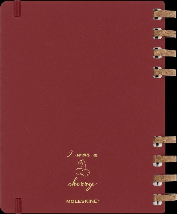 Produktbild: Moleskine Undatierter Life Kalender Mit Spiralbindung, Xl, Wochen-Monatskalender, Fester Einband, Crush Cherry
