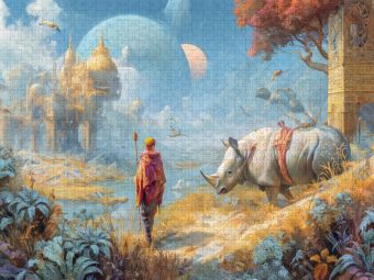 Produktbild: CALVENDO Puzzle Paradies f&uuml;r Tiere | 1000 Teile Lege-Gr&ouml;&szlig;e 64x48cm Foto-Puzzle f&uuml;r gl&uuml;ckliche Stunden