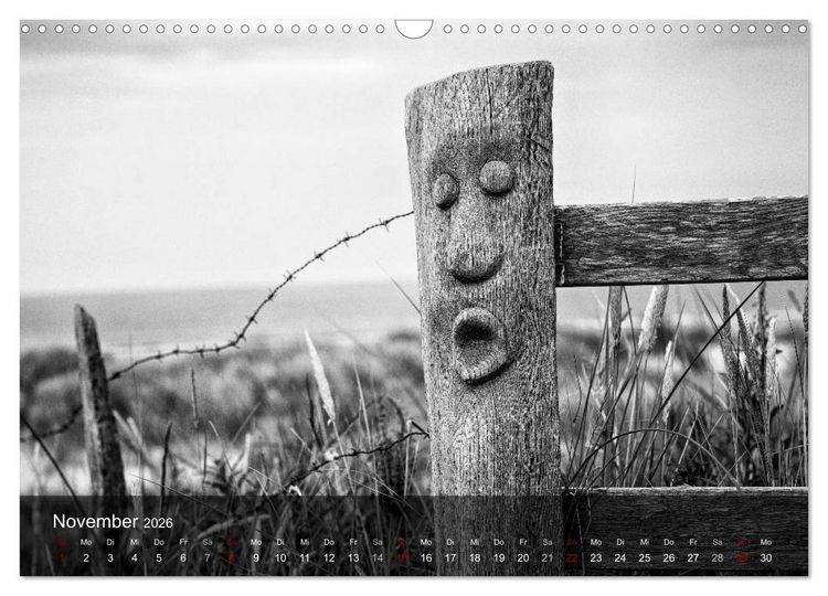 Produktbild: Wangerooge Noir (Wandkalender 2026 DIN A3 quer), CALVENDO Monatskalender