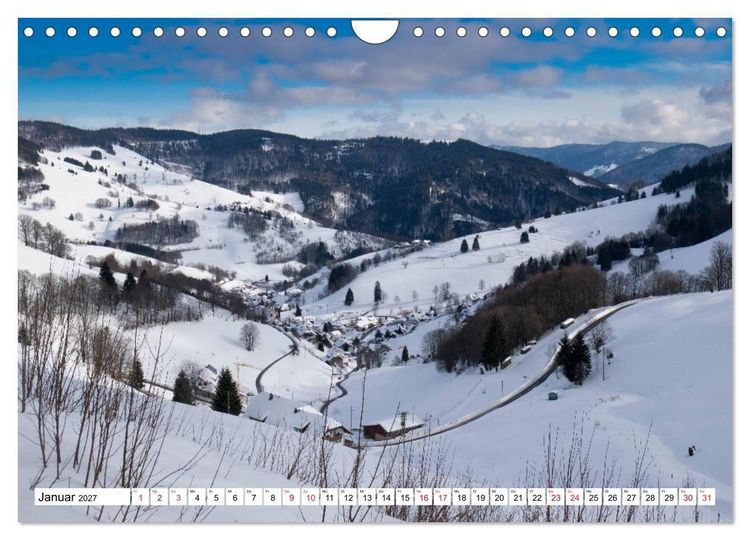 Produktbild: Idyllischer Schwarzwald (Wandkalender 2027 DIN A4 quer), CALVENDO Monatskalender