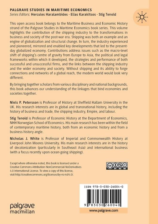 Produktbild: Shipping and Globalization in the Post-War Era