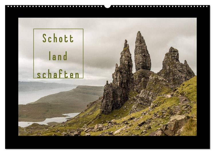 Produktbild: Schottlandschaften (Wandkalender 2026 DIN A2 quer), CALVENDO Monatskalender