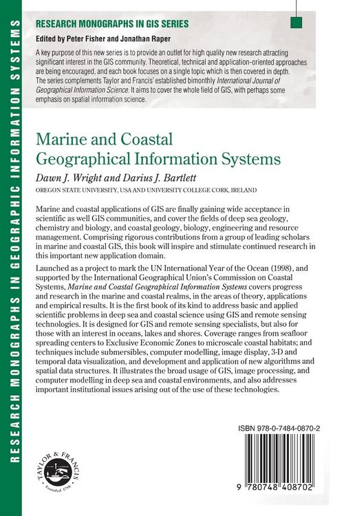 Produktbild: Marine and Coastal Geographical Information Systems
