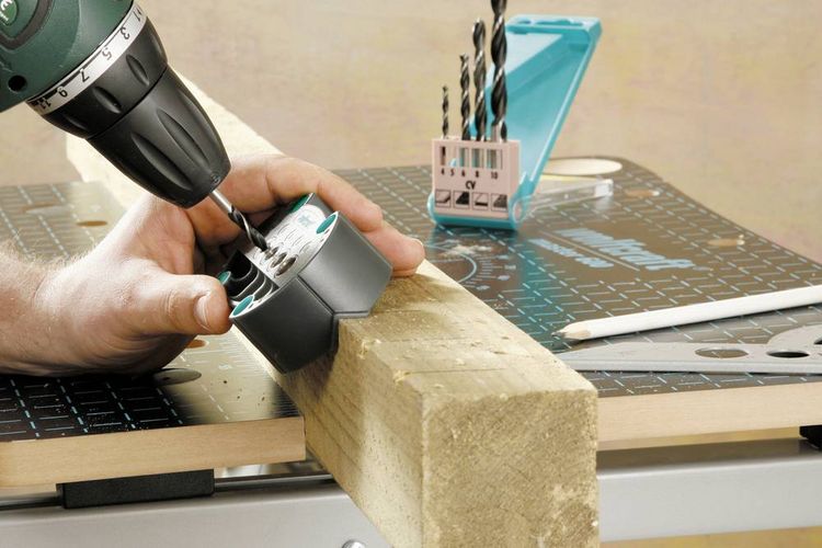 Produktbild: Wolfcraft 4685000 accumobil Bohrhilfe 1 St.