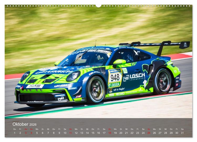 Produktbild: Motorsportkunst aus Weissach (hochwertiger Premium Wandkalender 2026 DIN A2 quer), Kunstdruck in Hochglanz
