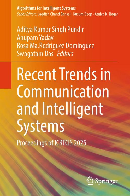 Produktbild: Recent Trends in Communication and Intelligent Systems