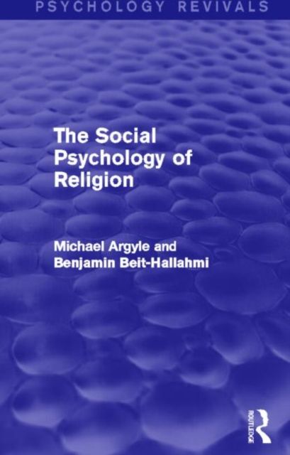 Produktbild: Argyle, M: The Social Psychology of Religion (Psychology Rev