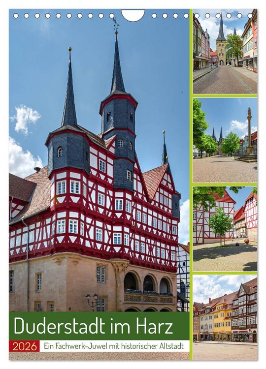 Produktbild: Duderstadt am Harz (Wandkalender 2026 DIN A4 hoch), CALVENDO Monatskalender