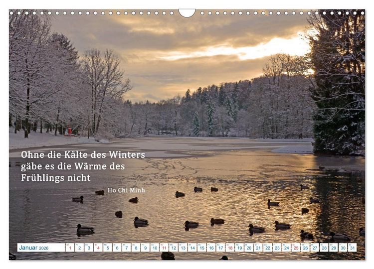 Produktbild: Kraftquelle Natur (Wandkalender 2026 DIN A3 quer), CALVENDO Monatskalender