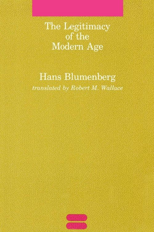 Produktbild: The Legitimacy of the Modern Age