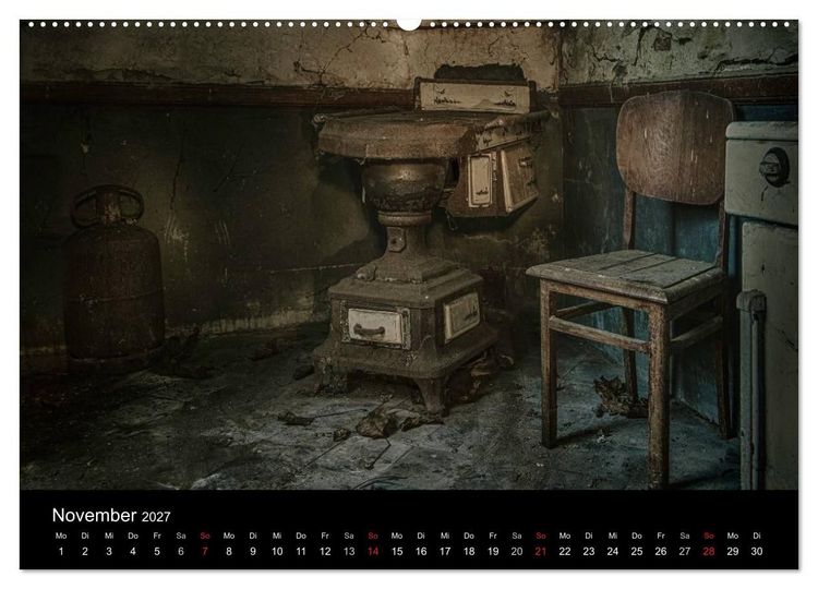 Produktbild: Geheimnisvolle Orte - Lost Places (Wandkalender 2027 DIN A2 quer), CALVENDO Monatskalender