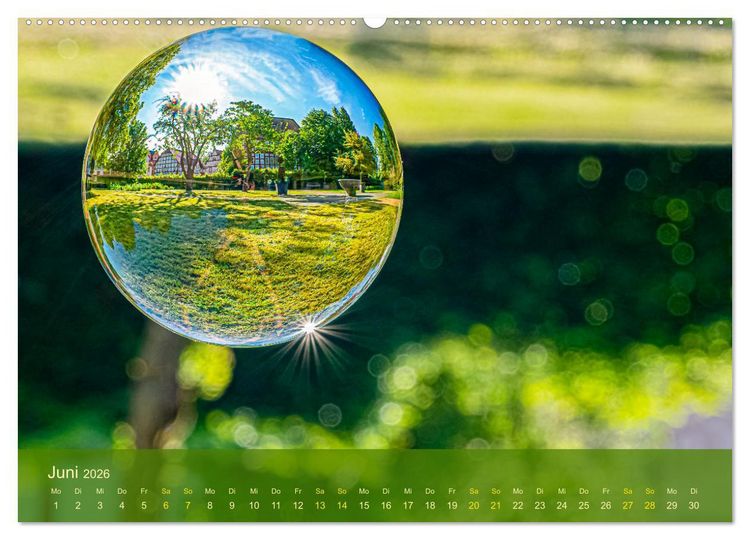 Produktbild: der staudengarten zu bad hersfeld (Wandkalender 2026 DIN A2 quer), CALVENDO Monatskalender