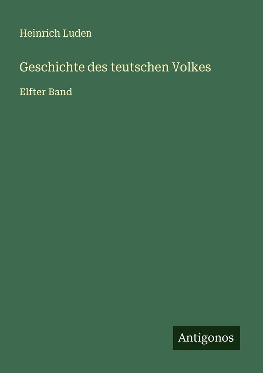 Produktbild: Geschichte des teutschen Volkes