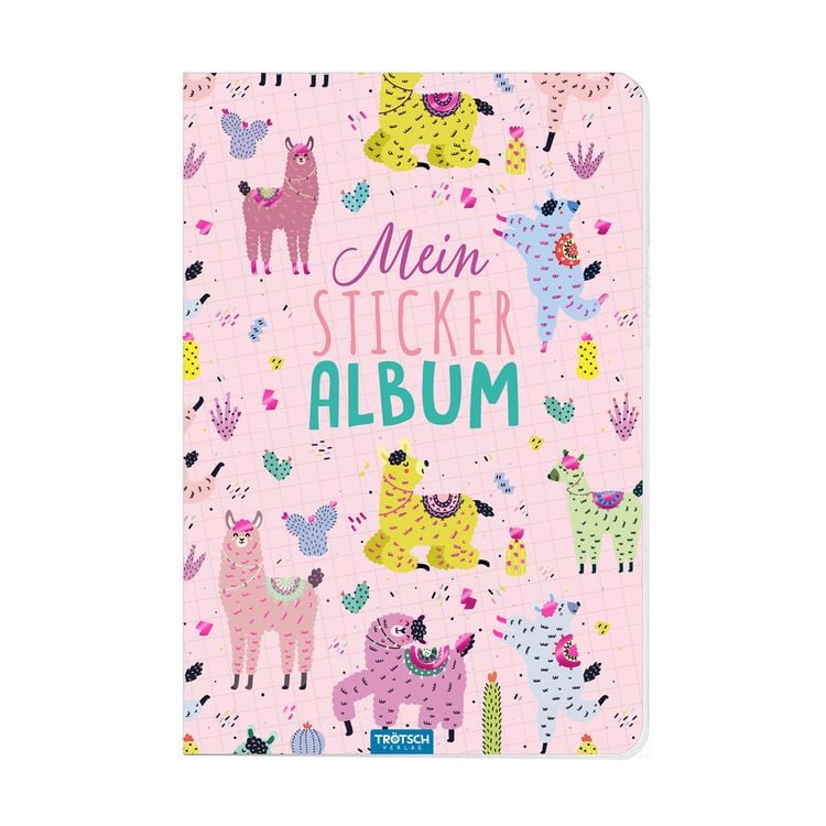 Produktbild: Tr&ouml;tsch Mein Stickeralbum Lama Stickerbuch