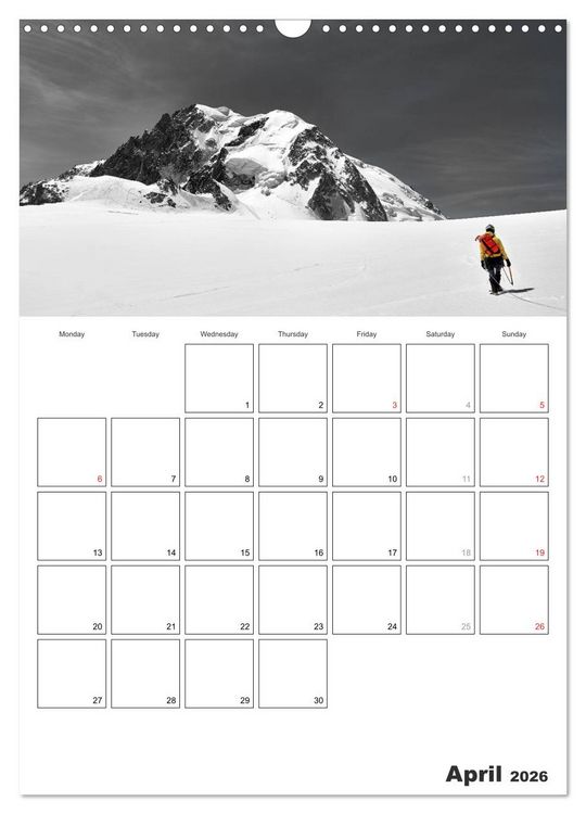 Produktbild: EXPLORING ALPS (Wall Calendar 2026 DIN A3 portrait), CALVENDO 12 Month Wall Calendar