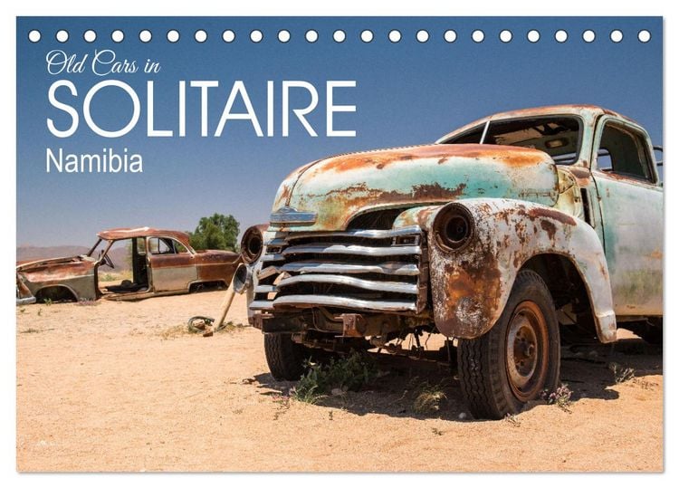 Produktbild: Old cars in Solitaire Namibia (Desk Calendar 2026 DIN A5 landscape), CALVENDO 12 Month DeskCalendar