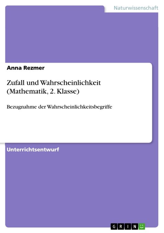 Produktbild: Zufall und Wahrscheinlichkeit (Mathematik, 2. Klasse)