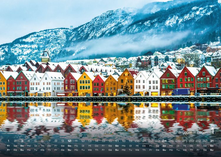 Produktbild: Norwegen &ndash; Im Land der Fjorde - 2027 - Kalender DIN A3