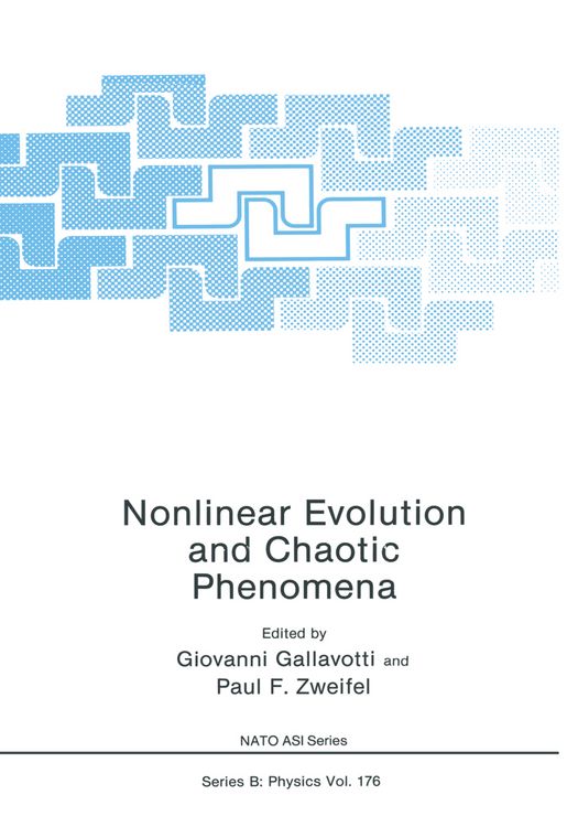 Produktbild: Nonlinear Evolution and Chaotic Phenomena