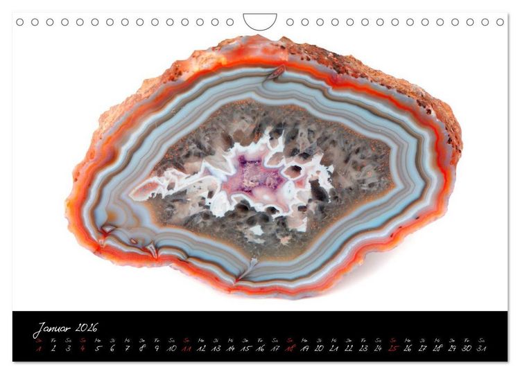 Produktbild: Achate - Naturwunder (Wandkalender 2026 DIN A4 quer), CALVENDO Monatskalender