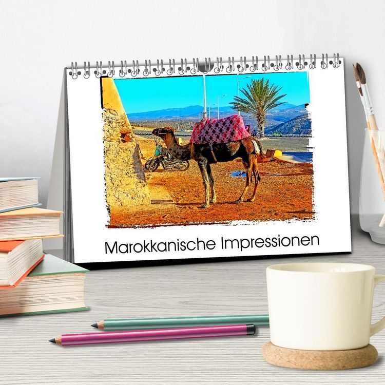 Produktbild: Marokkanische Impressionen (Tischkalender 2026 DIN A5 quer), CALVENDO Monatskalender