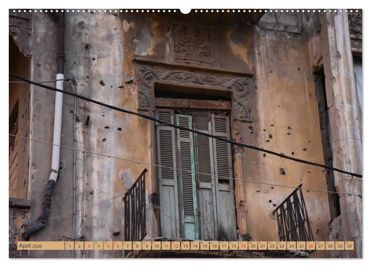 Produktbild: Beirut - auferstanden aus Ruinen (hochwertiger Premium Wandkalender 2026 DIN A2 quer), Kunstdruck in Hochglanz