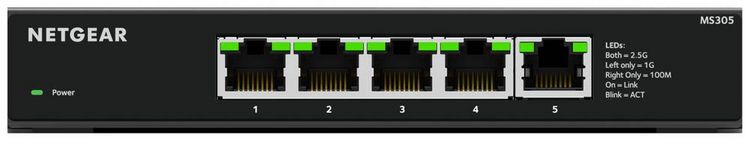 Produktbild: NETGEAR MS305-100EUS MS305 Netzwerk Switch RJ45 5 Port 2.5 GBit/s