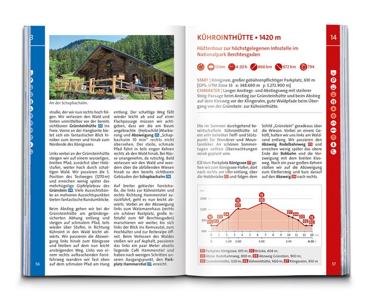 Produktbild: KOMPASS Wanderf&uuml;hrer K&ouml;nigssee, Nationalpark Berchtesgaden, Watzmann, 42 Touren