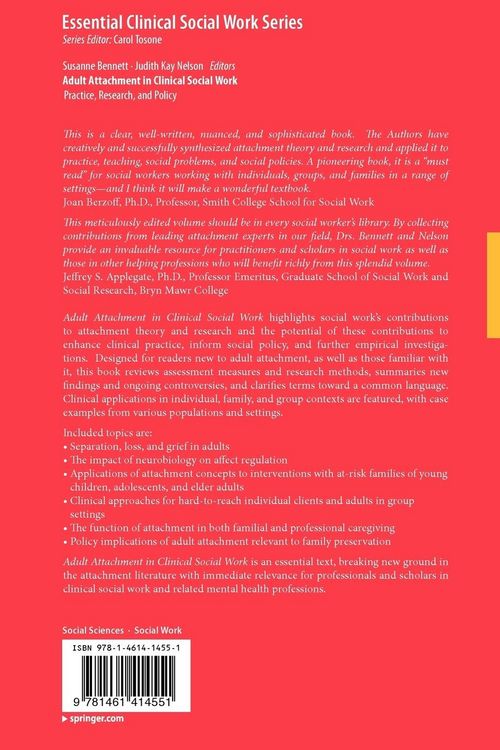 Produktbild: Adult Attachment in Clinical Social Work