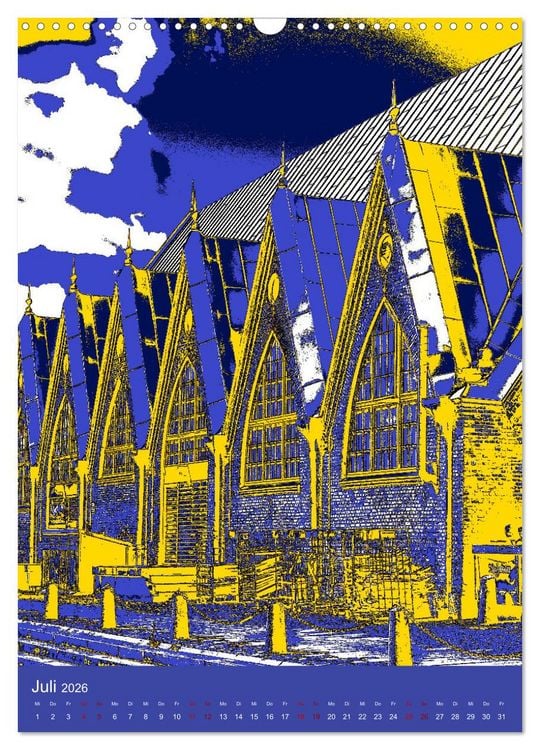 Produktbild: POP-ART meets G&ouml;teborg (Wandkalender 2026 DIN A3 hoch), CALVENDO Monatskalender