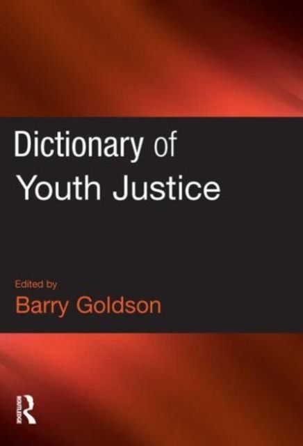 Produktbild: Dictionary of Youth Justice