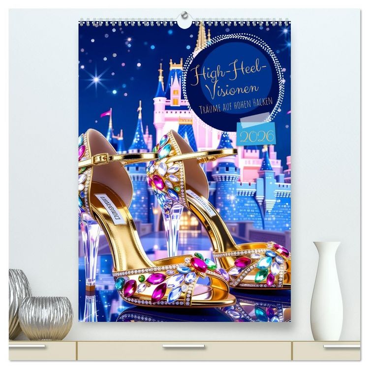 Produktbild: High-Heel-Visionen (hochwertiger Premium Wandkalender 2026 DIN A2 hoch), Kunstdruck in Hochglanz