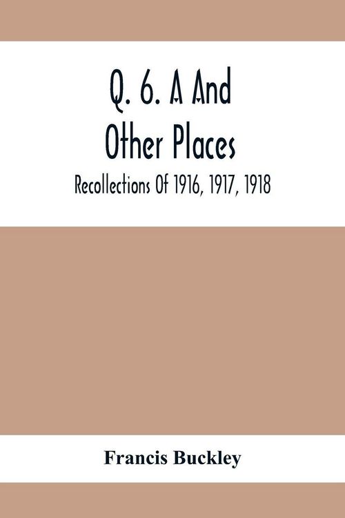 Produktbild: Q. 6. A And Other Places