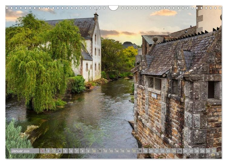 Produktbild: Pont-Aven Bretagne (Wandkalender 2026 DIN A3 quer), CALVENDO Monatskalender