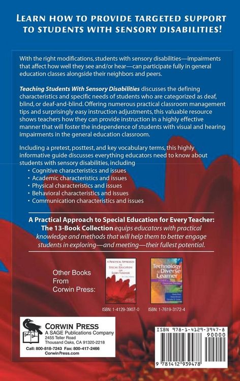 Produktbild: Teaching Students With Sensory Disabilities