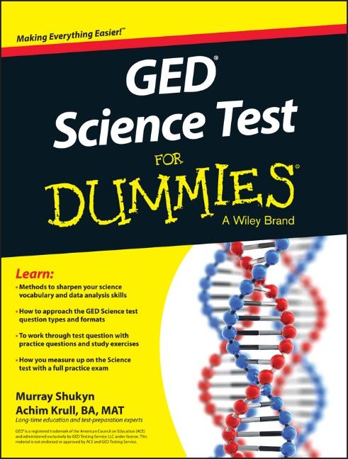 Produktbild: GED Science for Dummies