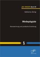 Produktbild: Werbeplagiate: Kennzeichnung und juristische Einordnung