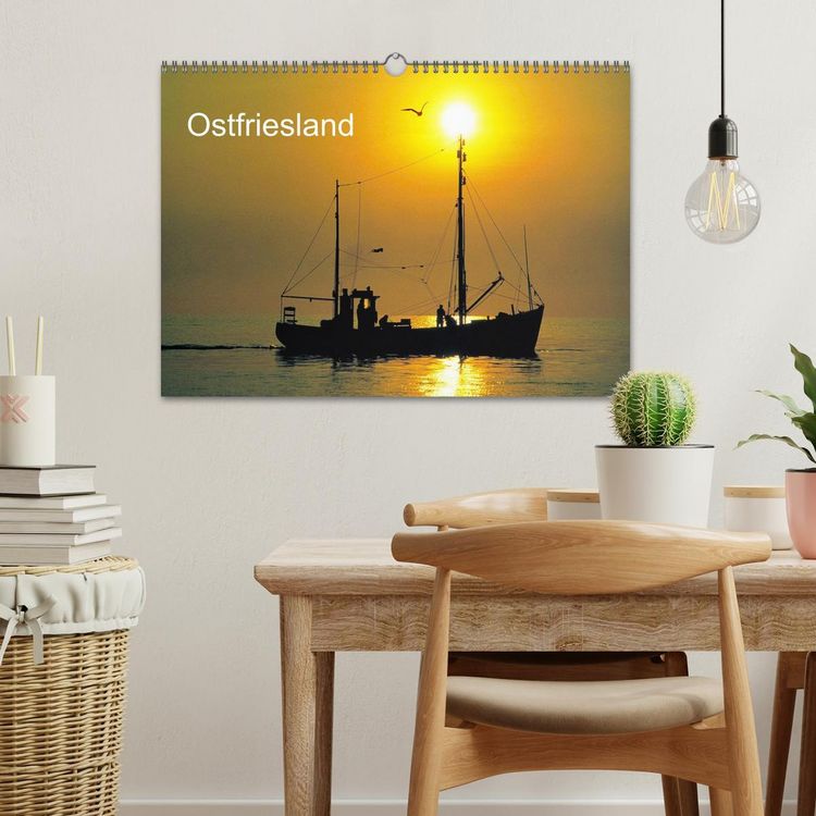 Produktbild: Ostfriesland (Wandkalender 2026 DIN A3 quer), CALVENDO Monatskalender