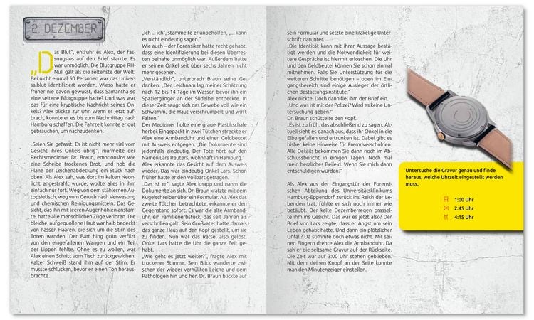 Produktbild: Escape-Adventskalender - Die Maske des Toten